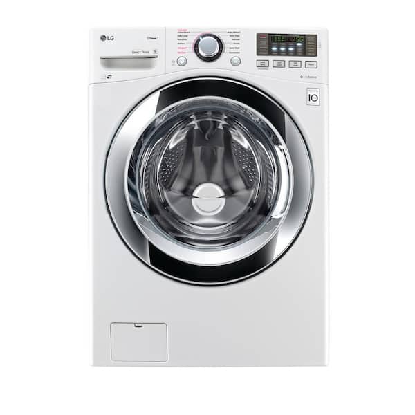 LG 4.5 cu. ft. High Efficiency Front Load Washer with Steam in White, ENERGY STAR