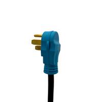 1 ft. 10/3 STW 50 Amp to 30 Amp 14-50P to TT-30R RV Dogbone Adapter Power Extension Cord