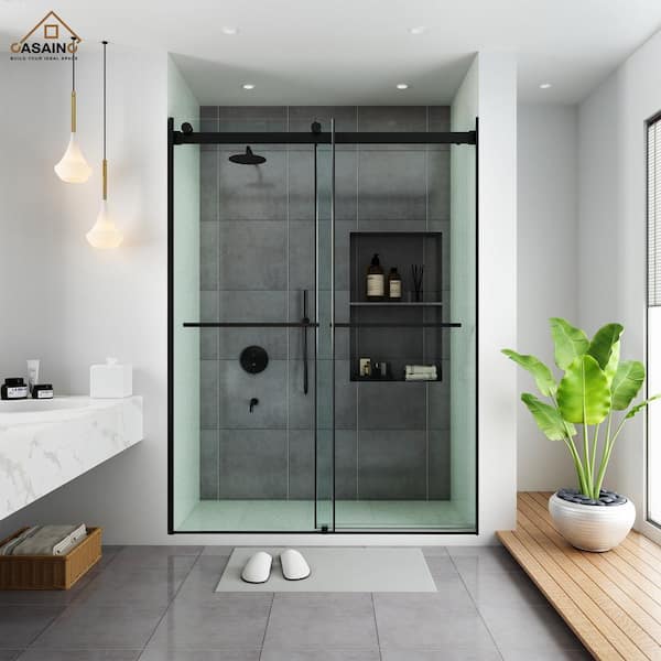 Tides Framed Sliding Shower Doors, 66 Height - CRAFT + MAIN