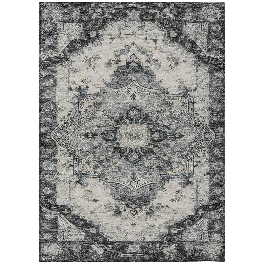 Chantille Machine Washable Indoor/Outdoor Abstract ACN2875 Gray 9 ft. x 12 ft. Area Rug price history on PriceWatchPro