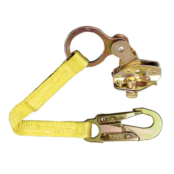 Guardian Fall Protection Rope Grab with 18 in. Extension Lanyard