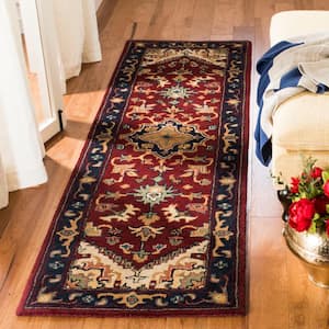 Classic Assorted/Red 2 ft. x 8 ft. Border Runner Rug