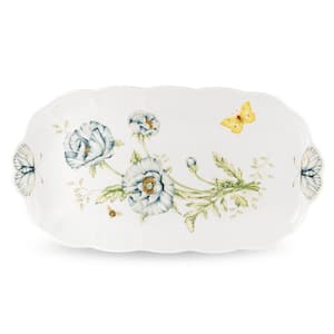 Lenox Butterfly Meadow 34 oz. Porcelain Multi Color Large All Purpose Bowl  788576 - The Home Depot