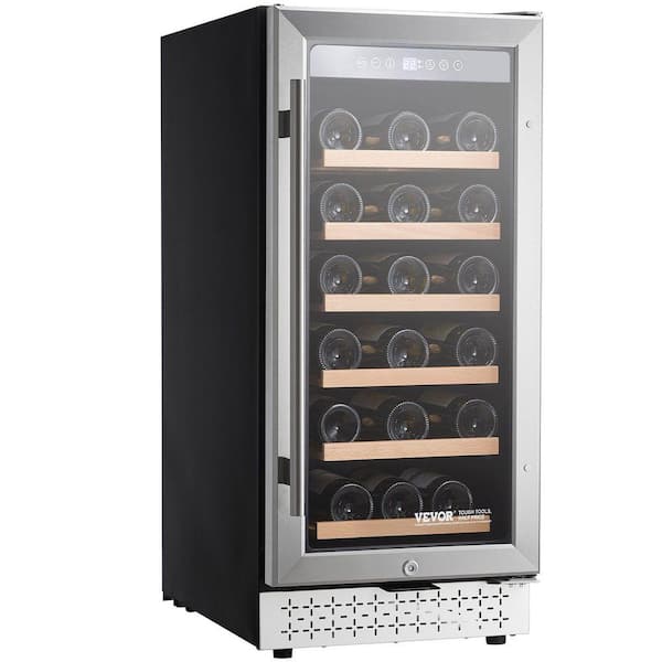 28 in. Bottle Wine Cooler, Built-In Outdoor Beverage Center with Glass Door and Digital Temperature Control