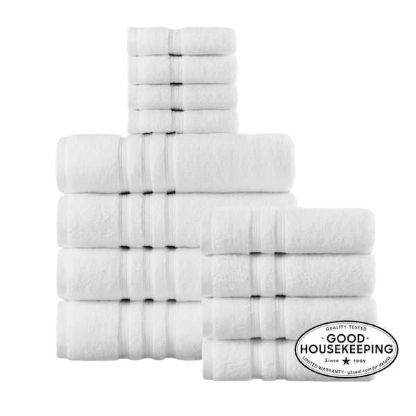  Bath Towels - White / Bath Towels / Bathroom Towels: Home &  Kitchen