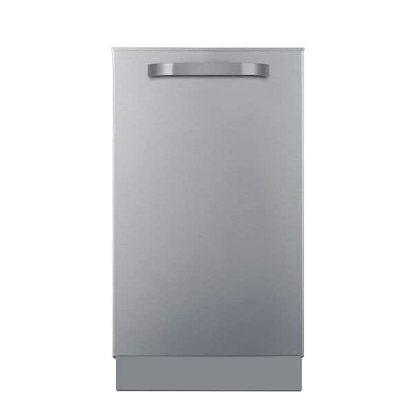 Summit Appliance 18 in. Stainless Steel Top Control Built-in. Dishwasher with 47dBA ENERGY STAR
