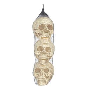 3-Piece Realistic Bag of Skulls
