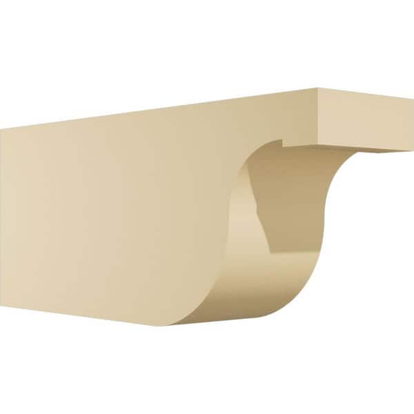 Ekena Millwork Standard Del Monte 6 in. W x 10 in. H x 24 in. D Polyurethane Rafter Tail Outlooker