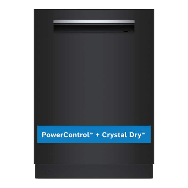 800 Series 24 in. Black Top Control Tall Tub Pocket Handle Dishwasher with Stainless Steel Tub, 42 dBA