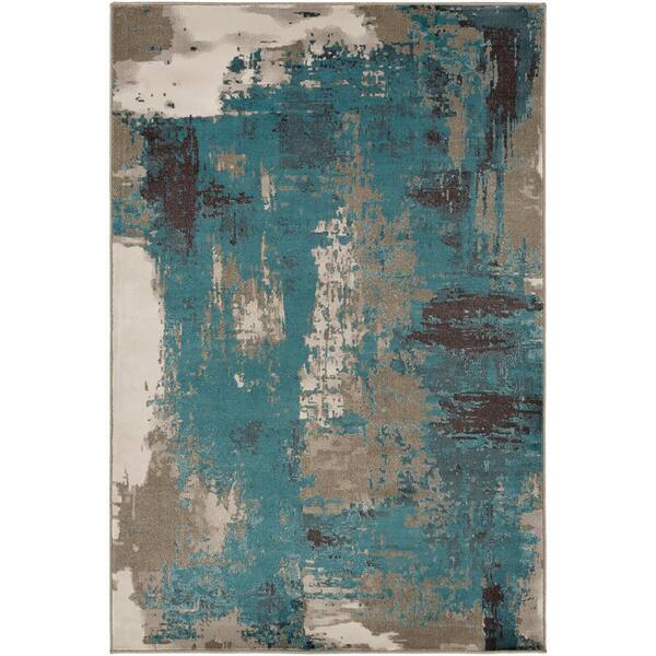 Artistic Weavers Athelstan Blue 5 ft. x 8 ft. Indoor Area Rug