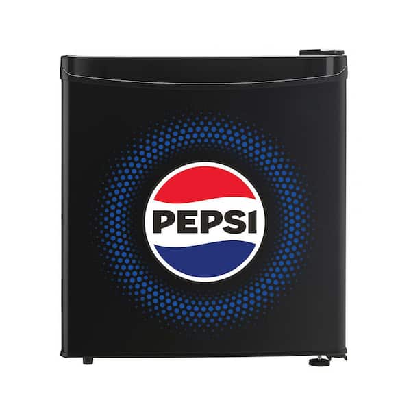 Unbranded 1.6 cu. ft. Mini Fridge Blue with Cola Logo without Freezer