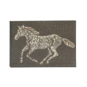 Grey Metal Traditional Wall Art 26 in. x 38 in.