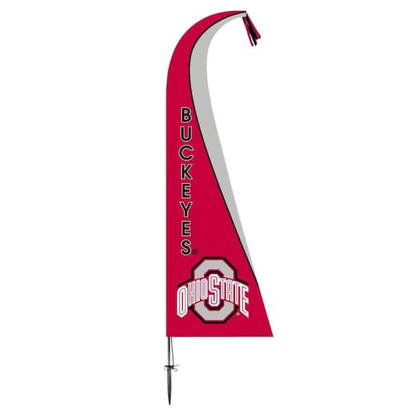 BSI Products NCAA Ohio State Buckeyes Feather 1 ft. x 1.5 ft. Flag