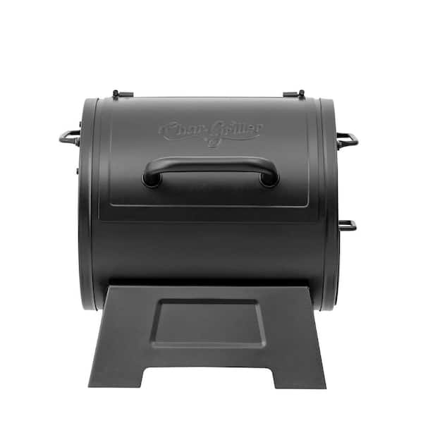Char-Griller Portable Charcoal Grill or Side Fire Box in Black