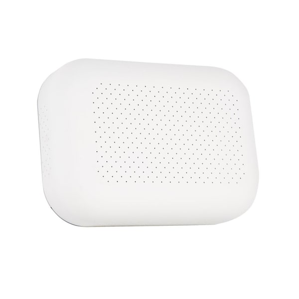 Wired Classic 2-Note Doorbell Chime for Front Door, Single-Note for Second Entrance, Perforated Front Grid, White Finish