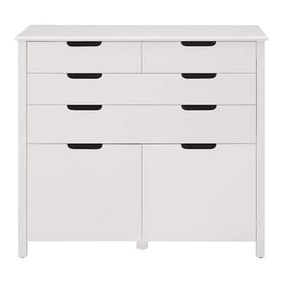 White Craft Storage with 2-File Drawers