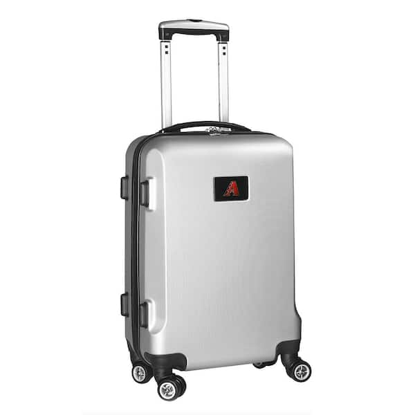 Denco MLB Arizona Diamondbacks 21 in. Silver Carry-On Hardcase Spinner Suitcase