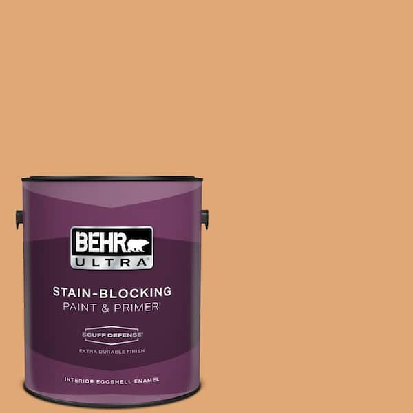 BEHR ULTRA 1 gal. #280D-4 Caramel Sundae Extra Durable Eggshell Enamel Interior Paint & Primer