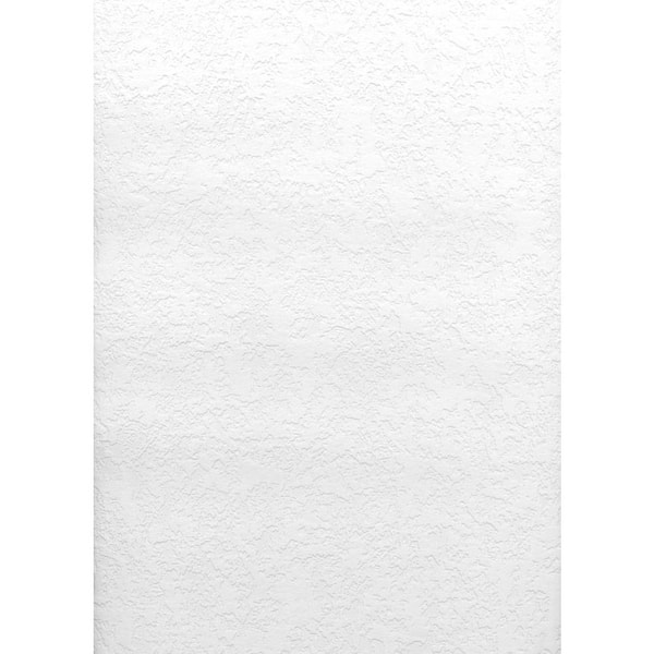 Brewster Paintable Knock Down Plaster Texture Vinyl Pre-Pasted Wallpaper Roll (Covers 56.4 Sq. Ft.)