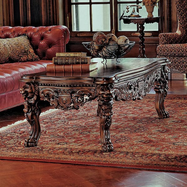 Design Toscano The Lord Raffles Grand Hall 55 in. Brown Standard