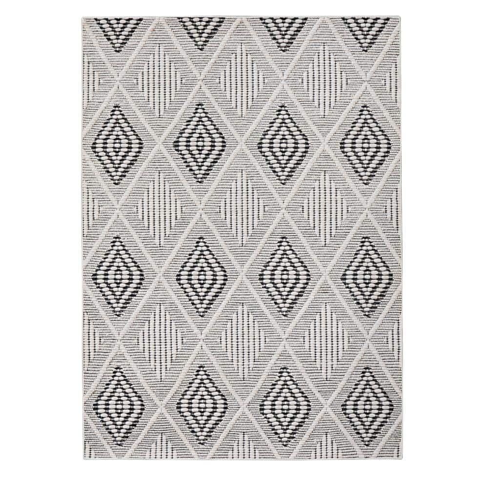 Meridith Cream and Gray 5 ft. x 7 ft. Accent Rug price history on PriceWatchPro
