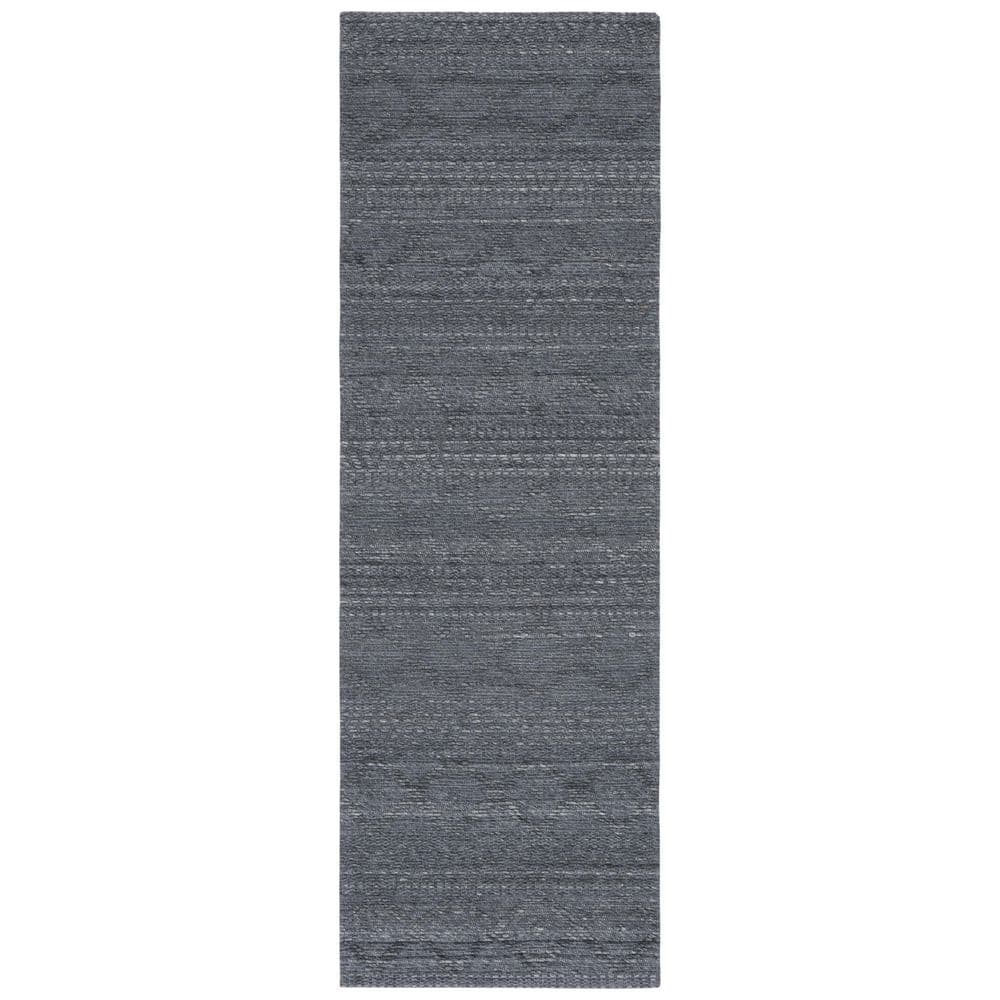 SAFAVIEH Marbella Gray 2 ft. x 8 ft. Bohemian Striped Runner Rug MRB751F28 The Home Depot