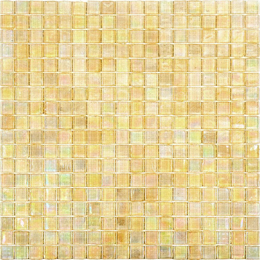 "Skosh 4"" x 6"" Glossy Light Fawn Beige Glass Mosaic Uniform square Wall and Floor Sample Tile 0.13 sq. ft./Piece (1-Pack)" price history on PriceWatchPro