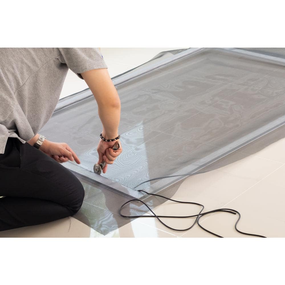 Charcoal Fiberglass Mesh Screen Roll 36 Inches x 25 Feet