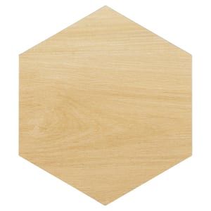 BaseCore HEX Pine 12 MIL x 5.75 in. W Waterproof Peel and Stick Vinyl Plank Flooring (21.5sqft/case)
