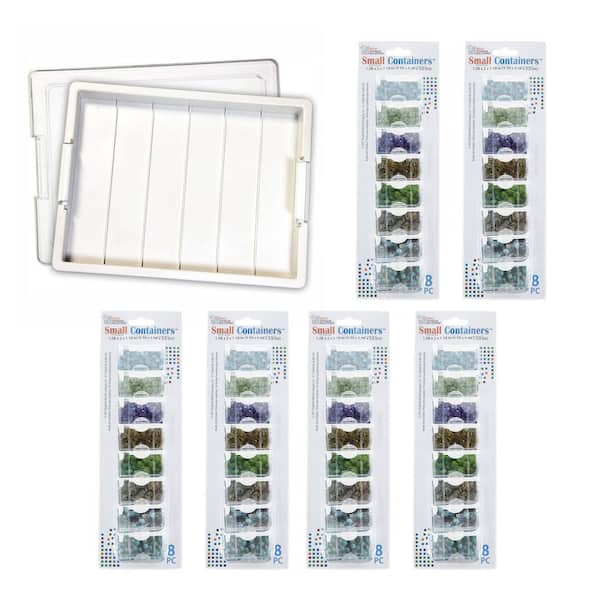 6 Pack Bead N' Go Tray, Portable Bead Storage, Bead Container