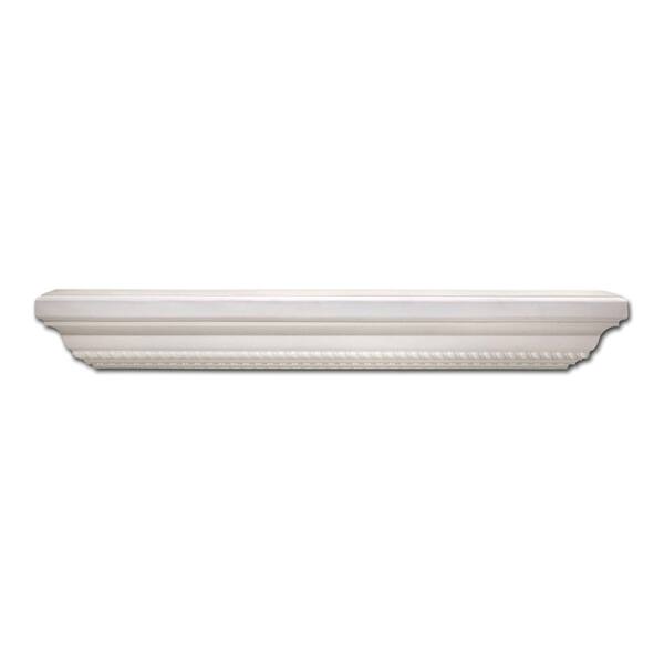 Focal Point 36 in. x 7-1/2 in. Primed Polyurethane Rope Decorative Shelf