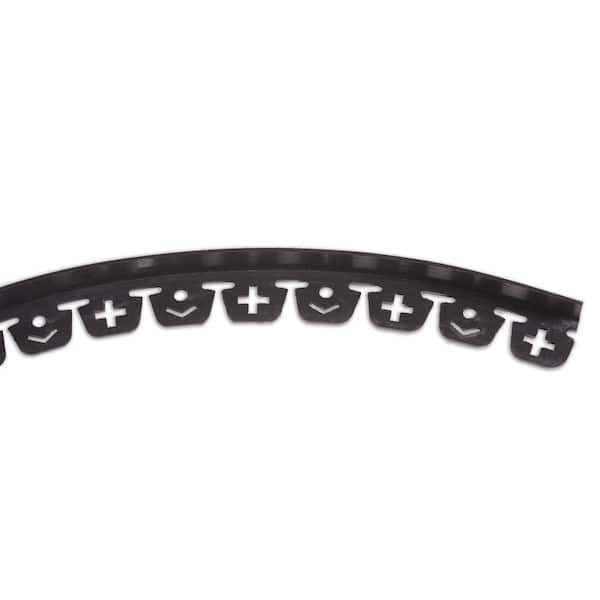 20 ft. Long x 2 in Depth x 1.5 in Height No Dig Edging Polyethylene with Extra Nails