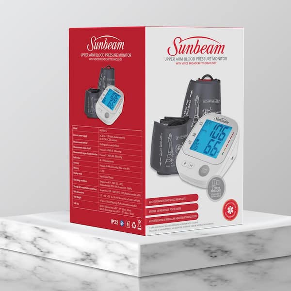 Comfier Blood Pressure Cuff Arm & Irregular Heartbeat Detector, Automatic  Blood Pressure Monitor, Accurate BP Machine with Large LCD Display & Voice