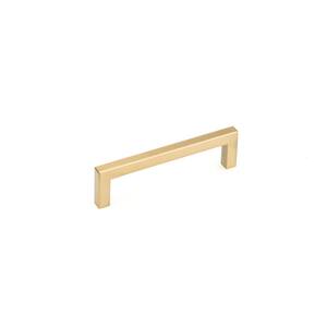 Lambton Collection 3-3/4 in. (96 mm) Center-to-Center Aurum Brushed Gold Contemporary Drawer Pull