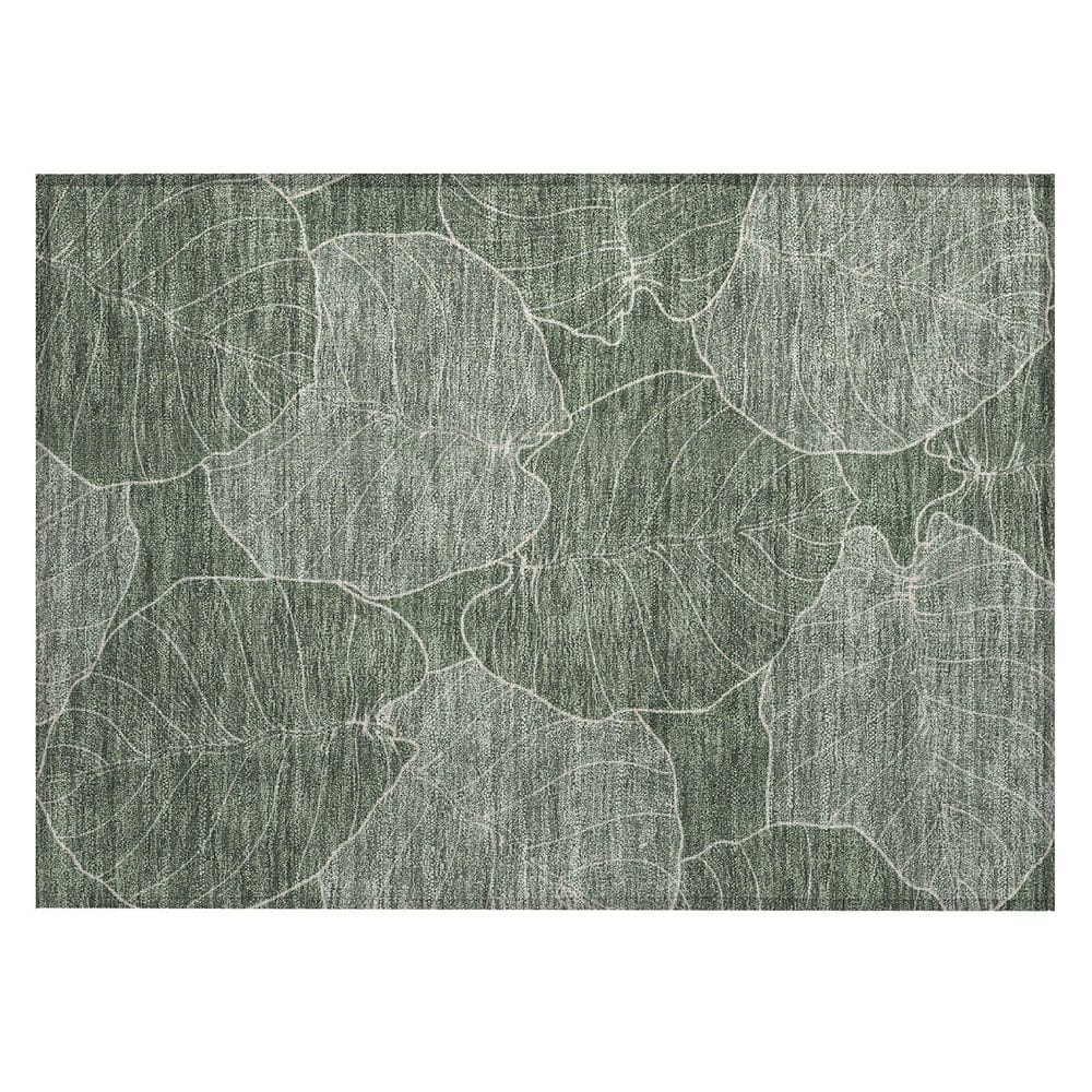 Chantille Machine Washable Indoor/Outdoor Abstract ACN2506 Basil 2 ft. x 3 ft. Accent Rug price history on PriceWatchPro