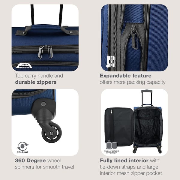 呂*布様 PRY Front Zip Travel Bag Front Zip Travel Bag [PU Canvas] – PRY