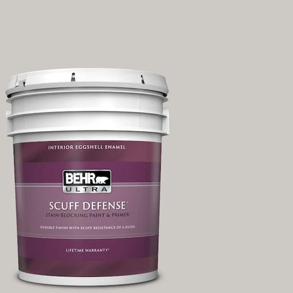 BEHR ULTRA 5 gal. #PPU26-09 Graycloth Extra Durable Eggshell Enamel Interior Paint & Primer