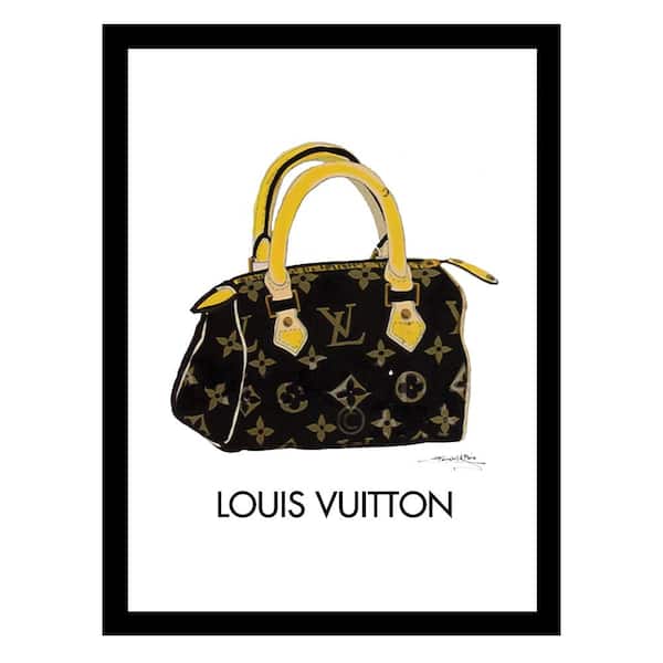 VENICE BEACH Collections Designer Handbag by Fairchild Paris 1-Piece Framed Graphic Print Abstract Poster Art Print 18 in. x 14 in.