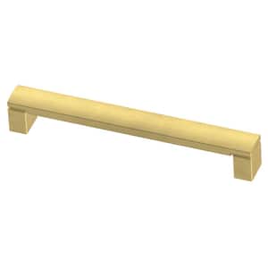 Simply Geometric 6-5/16 in. (160 mm) Center-to Center Modern Gold Cabinet Drawer Pull