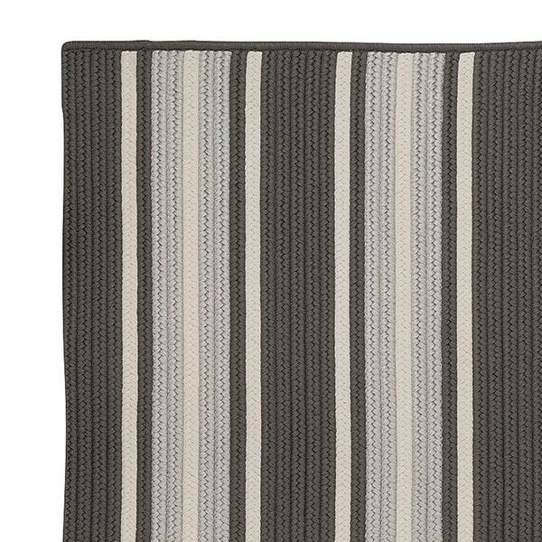 Colonial Mills Braided Striped Doormat, Sunbrella Fabric, 3 Colors