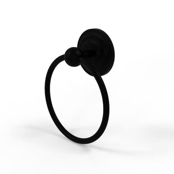 Allied Brass Prestige Monte Carlo Towel Ring in Matte Black