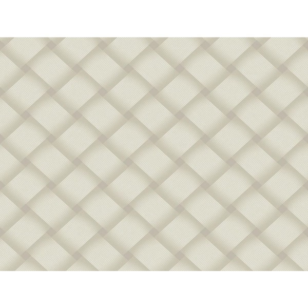 Candice Olson Bayside Basket Weave Brown Wallpaper