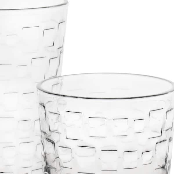 StyleWell 17 oz. and 10 oz. Glass Tumblers (Set of 16) P7778 - The Home  Depot