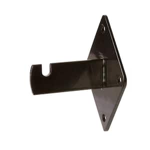 3-3/4 in. Black Wall Bracket for Gridwall (Pack of 96)