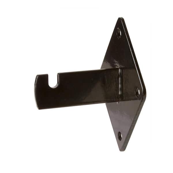 Econoco 3-3/4 in. Black Wall Bracket for Gridwall (Pack of 96)