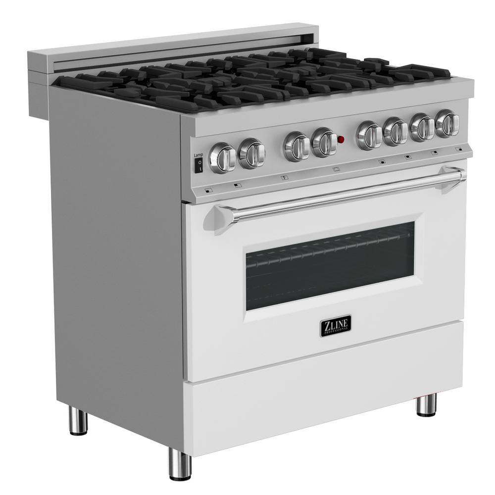 ZLINE Kitchen and Bath ZLINE 36 in. 4.6 cu. ft. Dual Fuel Range with