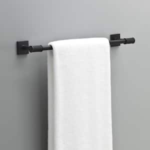 Averland 18 in. Wall Mount Towel Bar Bath Hardware Accessory in Matte Black