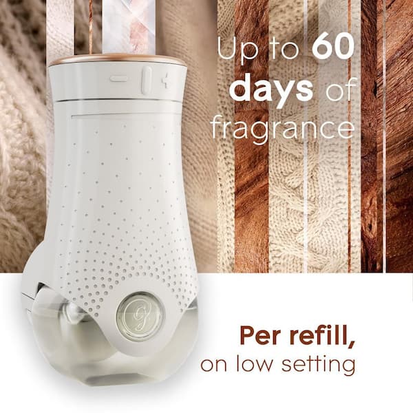 2-pack Combo 3.35 fl. oz. Cashmere Woods Scented Oil Plug In Air Freshener Refill (10-Count)