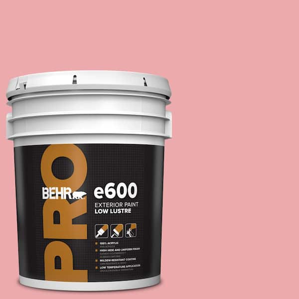 BEHR PRO 5 gal. #140C-3 Hibiscus Petal Low Luster Exterior Paint