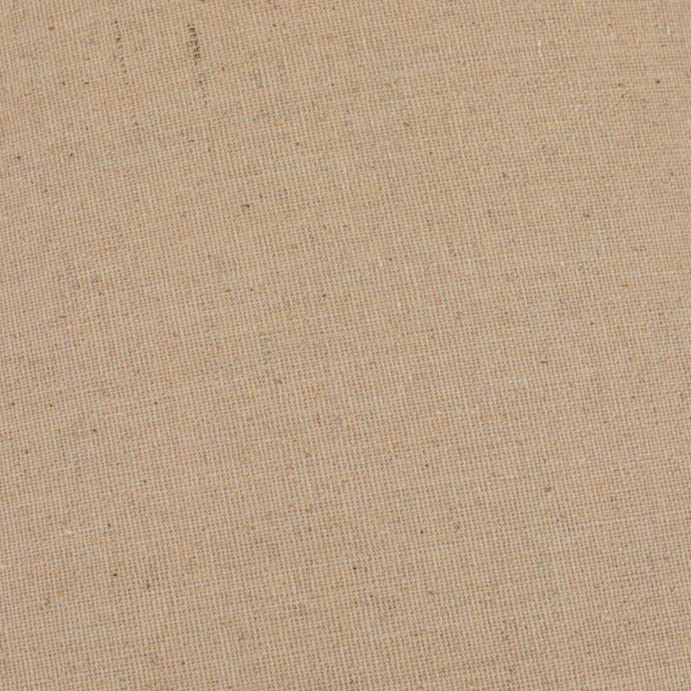 Clear Glass Fillable Table Lamp with Beige Linen Shade
